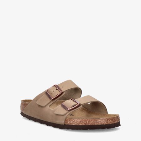 Birkenstock - Unisex - Arizona Slippers - Bruin - Maat 38