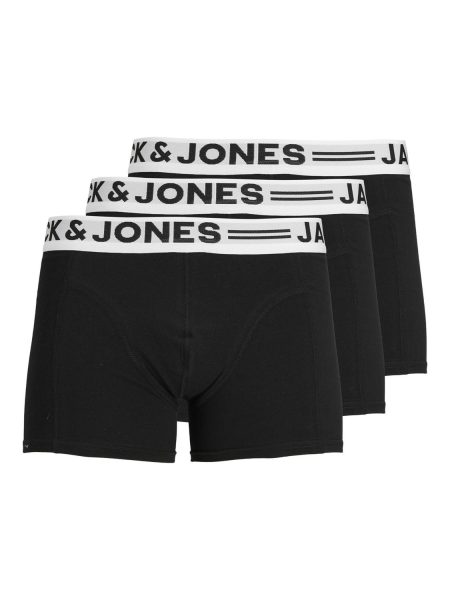 Jack & Jones Sense Trunks 3-pack Noos 12081832 Boxershorts Black 12081832