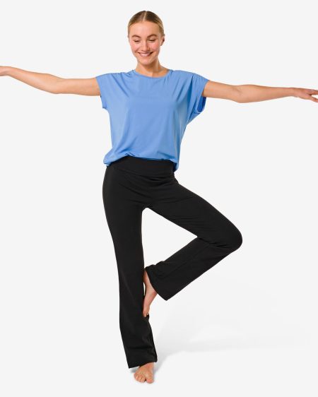 HEMA HEMA Dames Yogabroek Zwart (zwart)