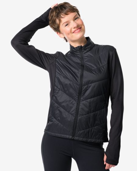 HEMA Dames Trainingsjack Zwart (zwart)