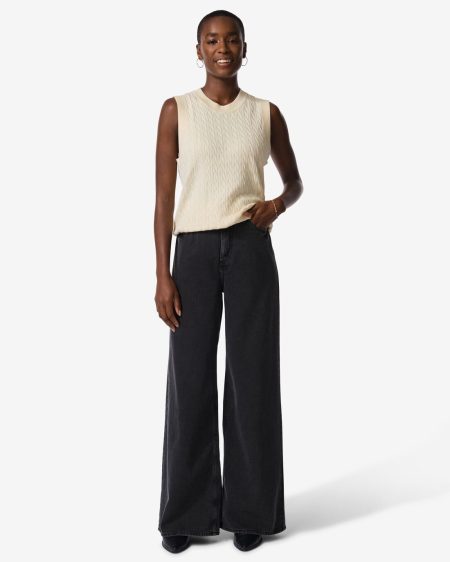 051 Dames Kabelspencer Rosie Gebroken Wit (gebroken wit)