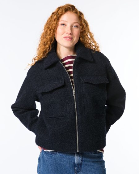 HEMA HEMA Damesjas Jazzy Donkerblauw (donkerblauw)