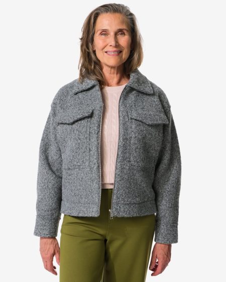 051 Damesjas Jazzy Middengrijs (middengrijs)