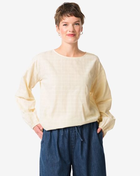 HEMA Damesblouse Darcey Gebroken Wit (gebroken wit)