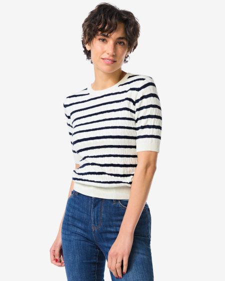 HEMA HEMA Damestrui Fally Kabel Wit (wit)