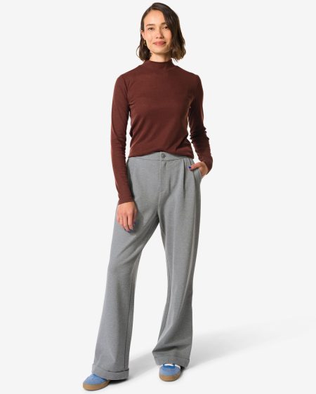 HEMA Damespantalon Devin Middengrijs (middengrijs)