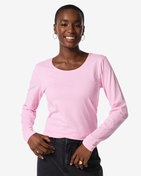 HEMA Dames T-shirt Lila (lila)
