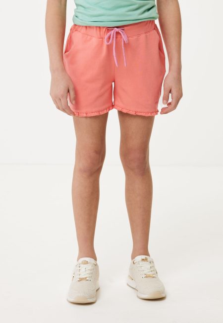 Ruffle Shorts Koraal