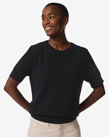 HEMA HEMA Damestrui Gebreid Fally Zwart (zwart)