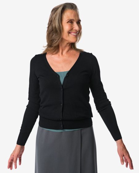 HEMA HEMA Damesvest Lexi Zwart (zwart)