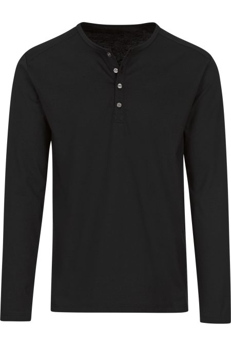 TRIGEMA Longsleeve zwart