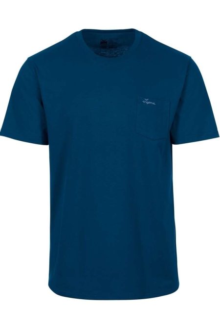 TRIGEMA T-Shirt ronde hals saffier