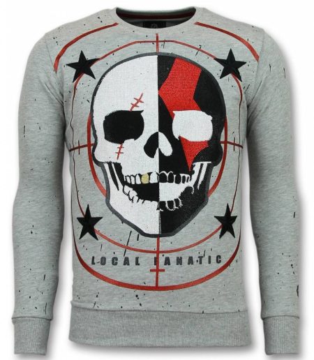 Local Fanatic Skull trui god of war sweater