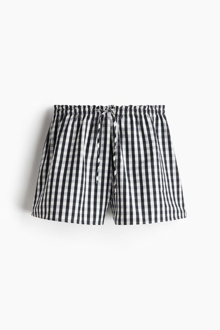 H & M - Short met drawstring - Zwart