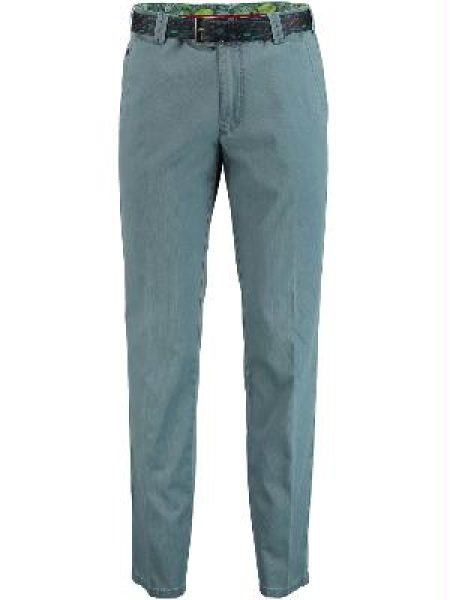 Meyer Katoenen Broek Blauw Bonn Modern fit chino 1021501300/16
