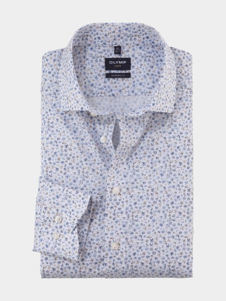 Olymp Business hemd lange mouw Wit 129674-Hemden 129674/00