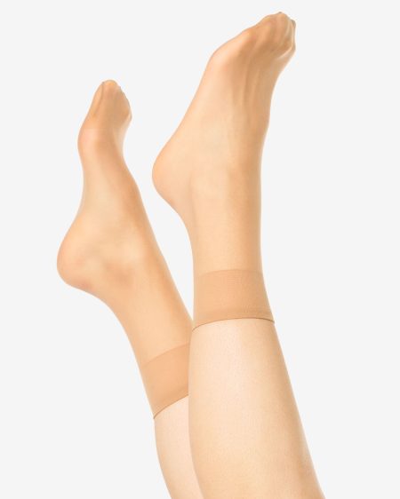 HEMA HEMA Pantysokken 15denier Anti-ladder Mat - 2 Paar Poeder (poeder)