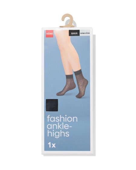 HEMA HEMA Fashion Pantysokken Stippen Zwart (zwart)