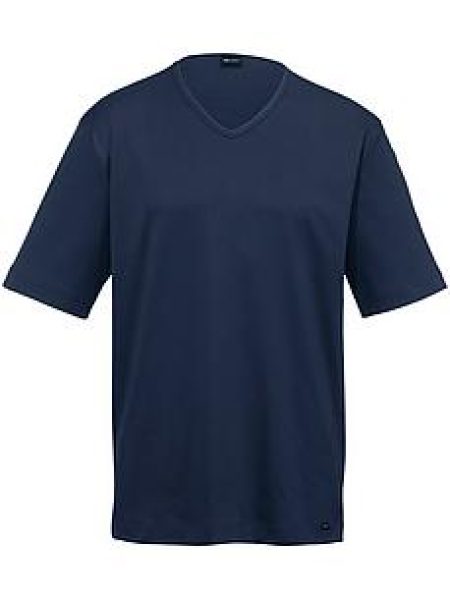 Pyjamashirt 100% katoen Van Mey Night blauw