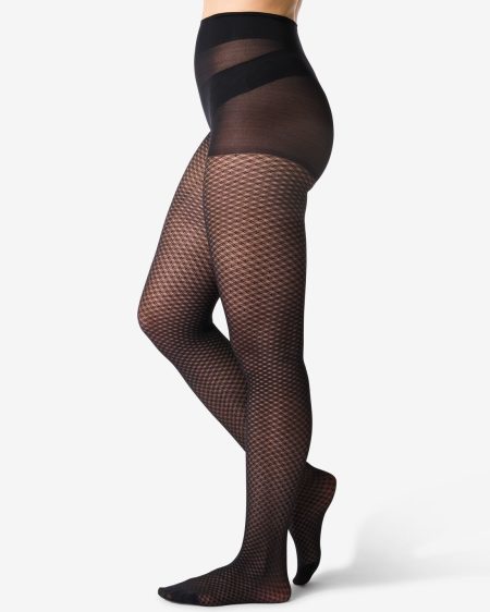 HEMA HEMA Fashion Panty Dessin Zwart (zwart)