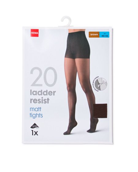HEMA HEMA Panty Anti-ladder 20 Denier Bruin (bruin)