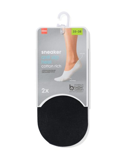 HEMA HEMA Sneakersokken - 2 Paar Zwart (zwart)