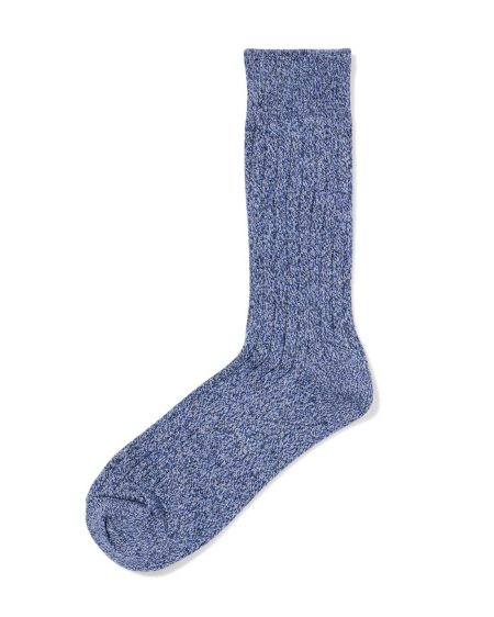 HEMA HEMA Herensokken Rib Donkerblauw (donkerblauw)