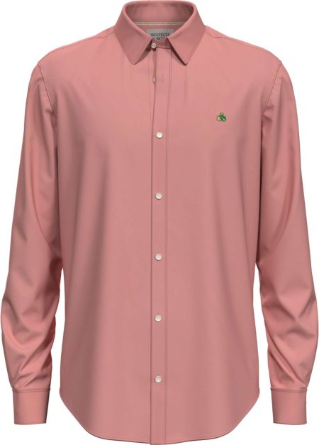 Scotch & Soda Seasonal essentials- solid organic flamingo
