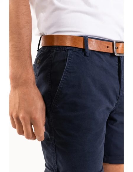 PRESLY & SUN Jim short navy heren chino sho