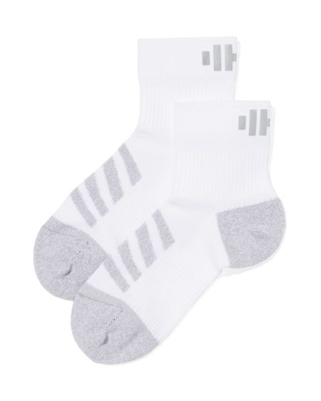 HEMA HEMA Hardloopsokken - 2 Paar Wit (wit)