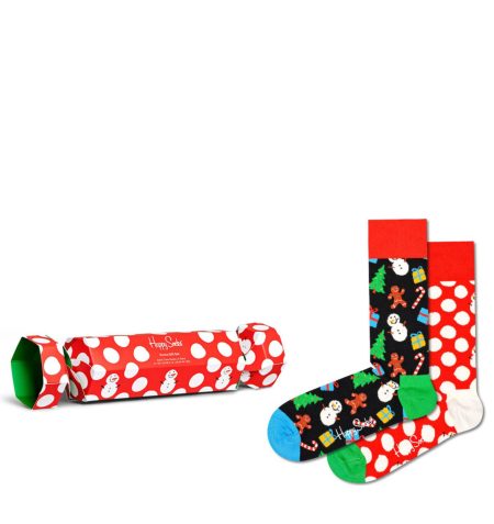 Happy Socks Candy cane & cocoa gift set