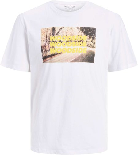 Jack & Jones Outside tee ss crew neck bright white