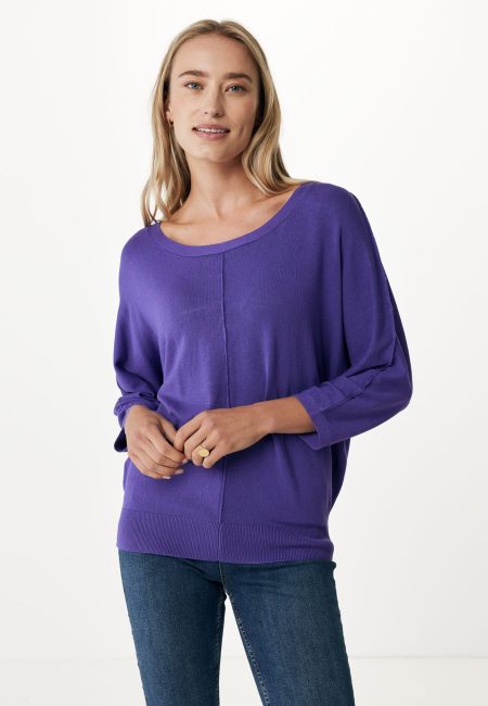 Basic Boatneck Paars