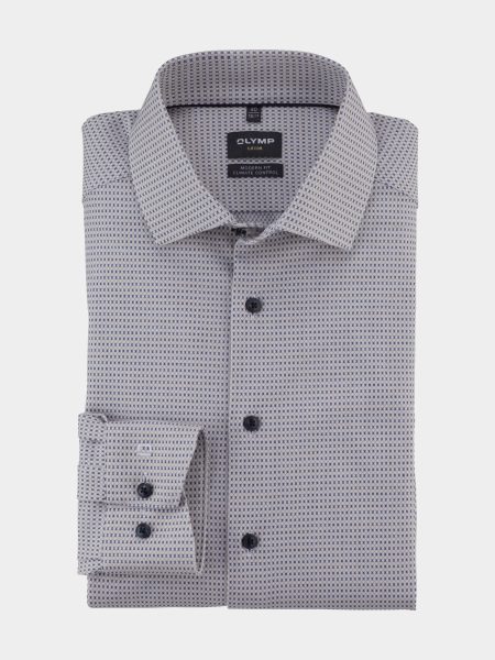 Olymp Business hemd lange mouw Beige 130874-Hemden 130874/22