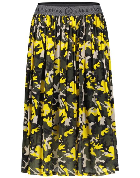 Jane Lushka Cmks2122020 skirt eden army/yellow