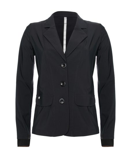 Zip73 W20/512/01/07 blazer gebreide boorden