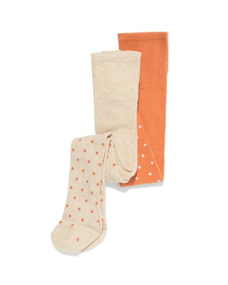 HEMA HEMA Babymaillots Stippen - 2 Stuks Middenbruin (middenbruin)