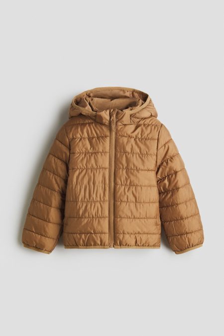 H & M - Waterafstotend pufferjack - Beige