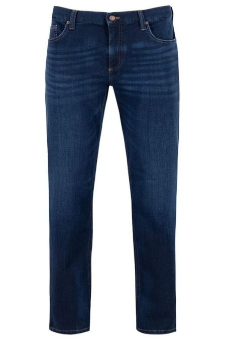Alberto Pipe Broek donkerblauw