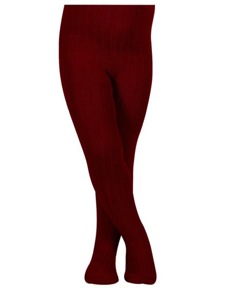 In Control 892 rib tights deep red