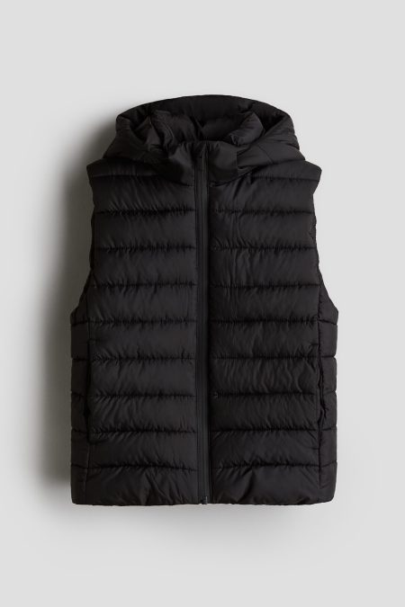 H & M - Gewatteerde bodywarmer - Zwart