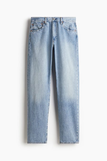 H & M - 555™ Relaxed Straight Lightweight Jeans - Blauw