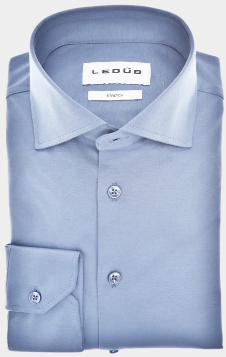 Ledub Business hemd lange mouw Blauw LE24216 MFN5 0143116/150-000-000