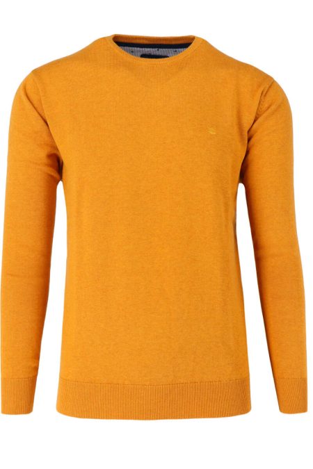 Redmond Casual Trui ronde hals oranje