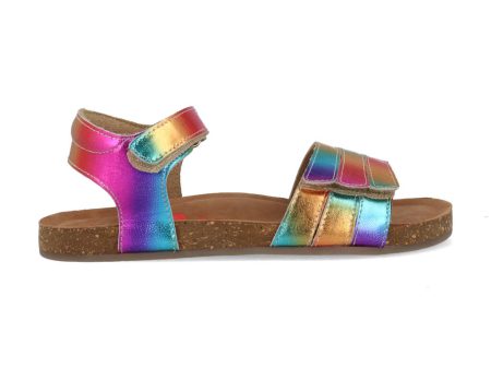 Shoesme Sandalen ic22s004-d multicolor / blauw / goud