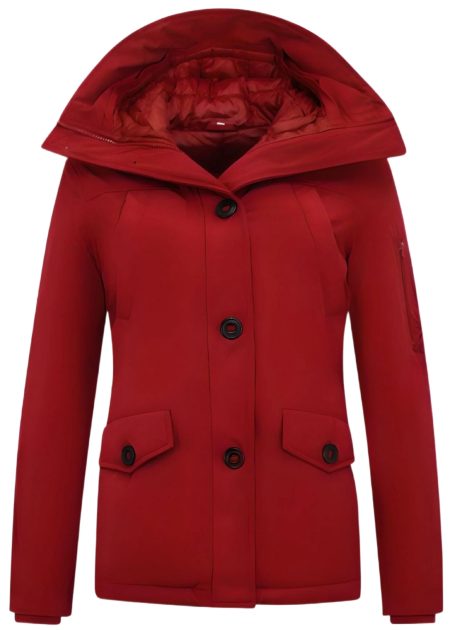 TheBrand Winterjas getailleerd met capuchon