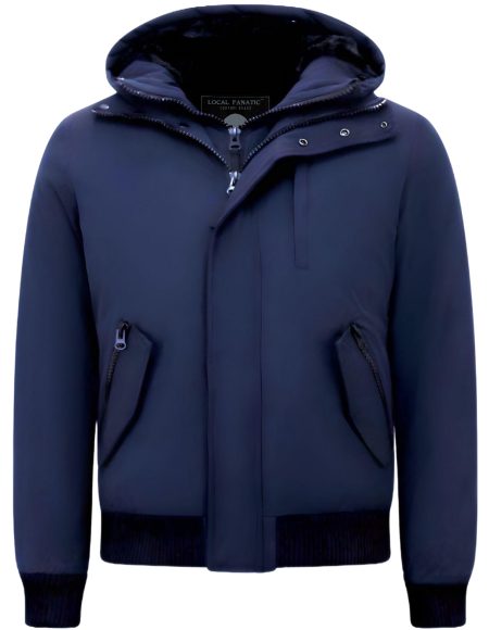 Enos Korte winterjas gewatteerd