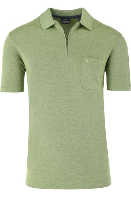 RAGMAN Softknit Polo shirt Korte mouw maïs