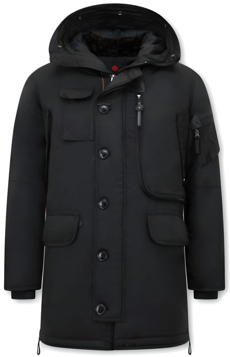 Just Key Parka jas met capuchon