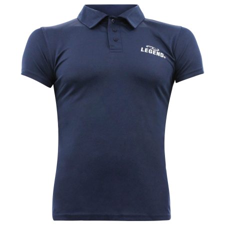 Legend Sports Sport polo kids/volw. navy slimfit polyester